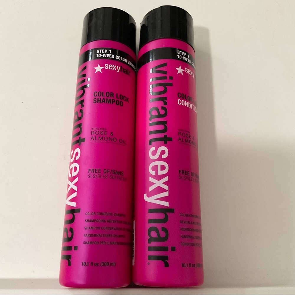 Vibrant Sexy Hair Color Lock Shampoo and Conditioner